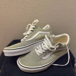Grey Olive Old Skool Vans 