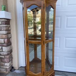 Antique Lighted Curio