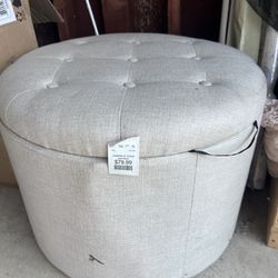 Multi-use Ottoman / Chair With Storage 23” X 16”