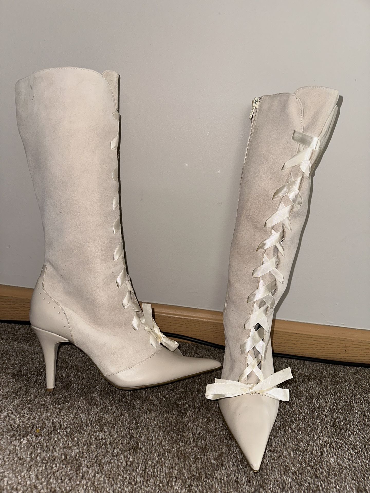 Ivory Boots BRAND NEW