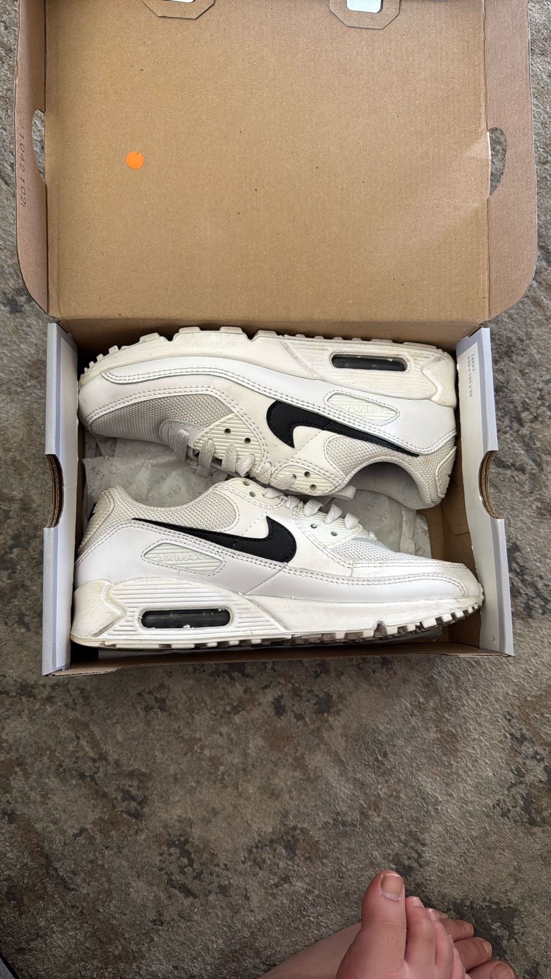 Nike Air Max White Size 6.5