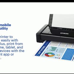 Epson - WorkForce WF-110 Wireless Inkjet Printer - Black