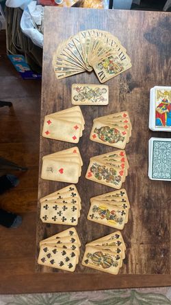 Antique Austro-Hungarian Tarock Cards (Piatnik Prague Branch, c. 1(contact info removed))