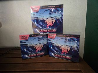 Pokemon Mega Evolution Chaos Rising ETB Elite Trainer Box Brand New & Sealed