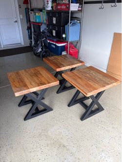 End tables - Solid Mango wood