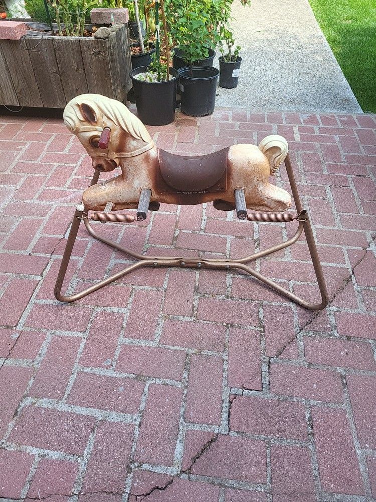 Kids Antique Bouncy Toy Horse