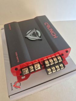 CRUNCH 2525 WATTS 4 CHANNEL BUILT IN CROSSOVER CAR AMPLIFIER