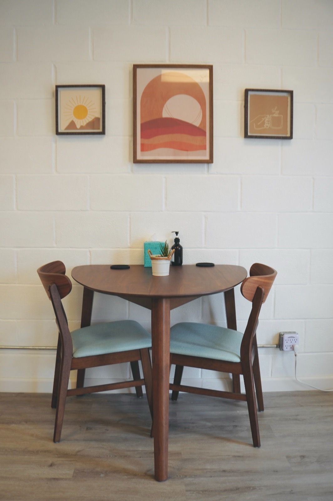 Modern Boho Wall Art Set - 3 Pieces (Earth Tones)