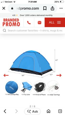 ISO tent