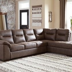 Best Seller Sofa With Side Lounger And Free Ottoman