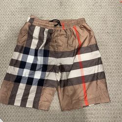 Burberry check swim shorts Size L