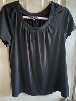 Elementz Black Short Sleeve Top Petite