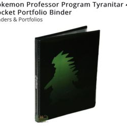 Rare Pokemon Professor Program Tyranitar Card Binder New In Package for  Sale in Arlington, TX - OfferUp