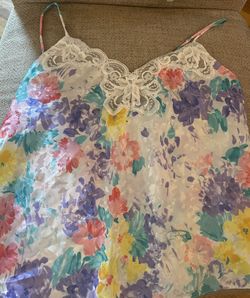 Vintage items, Dark Blue Half Slip Skirt and Lingerie Top