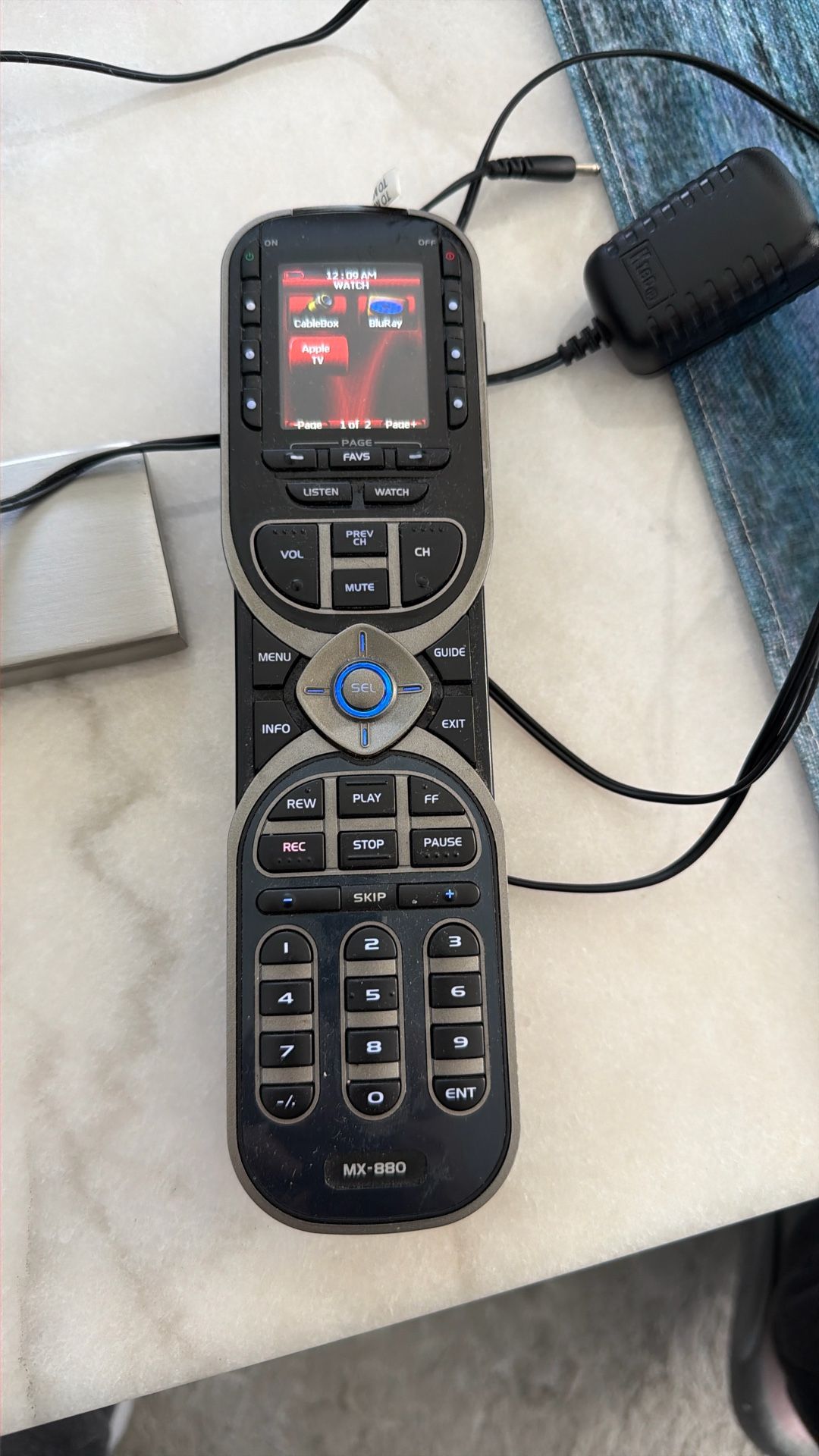 URC MX-880 Remote + MRF-350 Base Station + RFX-250 RF Sensor Complete Kit Tested