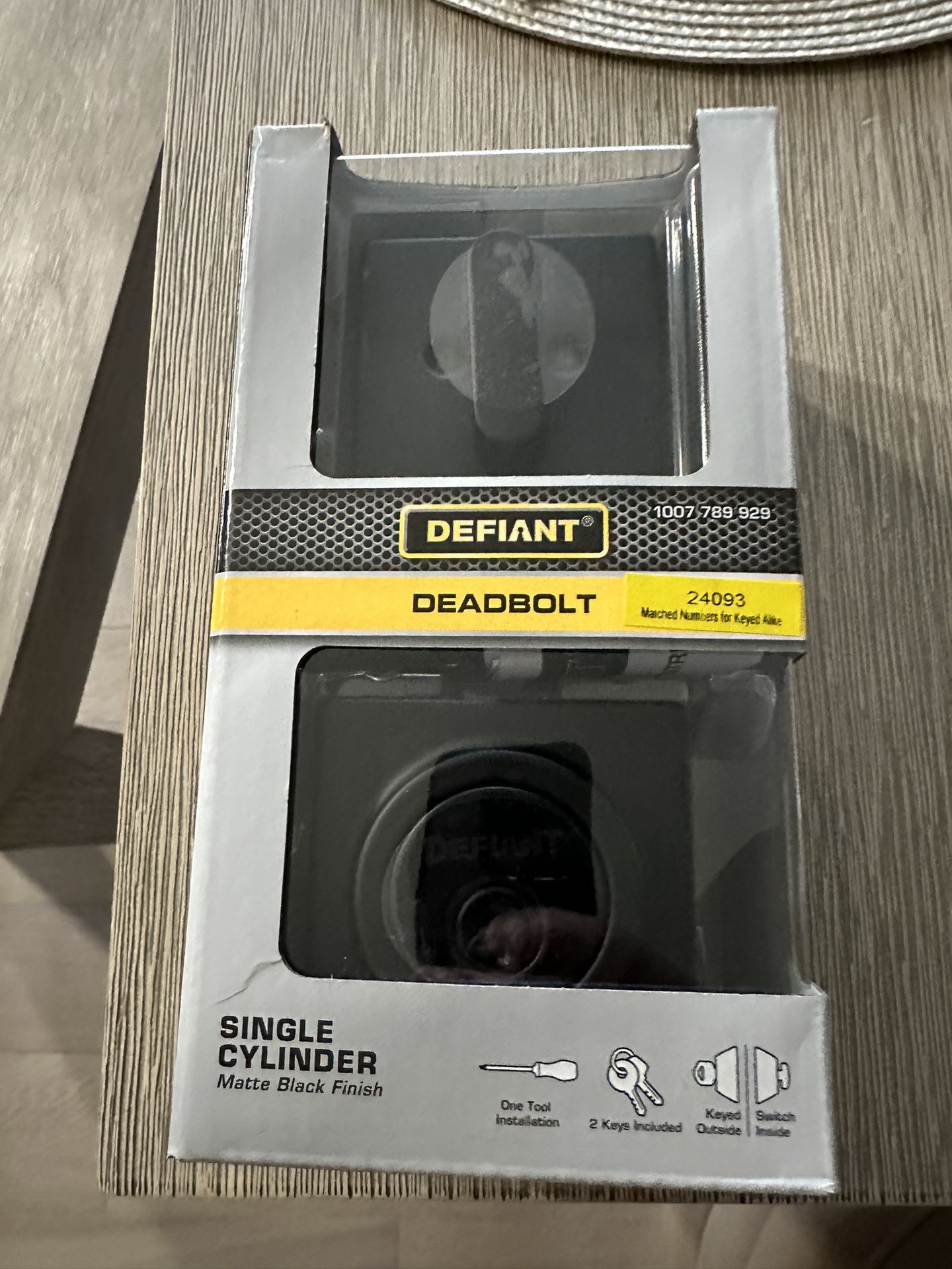 Dead Bolt Lock