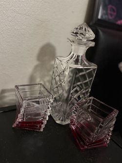Crystal Decanter vintage numbered 245