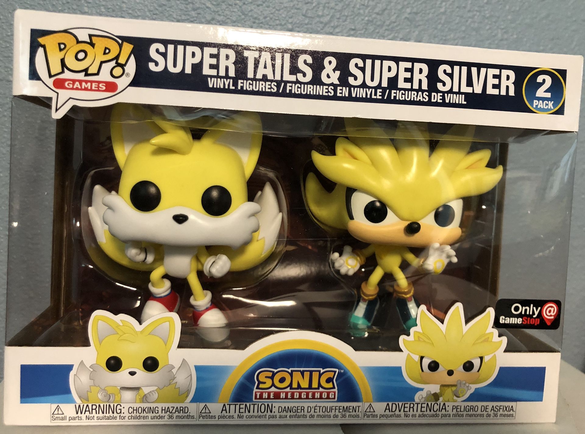 Funko sdcc shared súper tails & silver