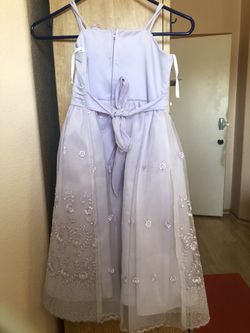 Sweet Purple Girl Long Dress  Size 10 