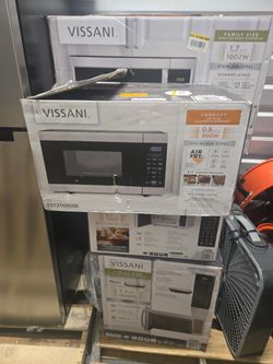 Vassani Compact Air frier Countertop Microwave 0.9cu. Ft 900W