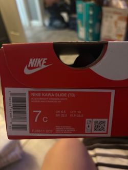 Nike Kawa slides 7c