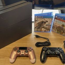 PS4 With 5-6 Controllers Plus Over 5 Games 