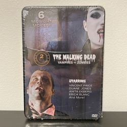 The Walking Dead Vampires vs Zombies DVD Steelbook NEW SEALED 6 Movies Horror