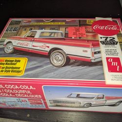  '72 Chevy Coca Cola Delivery 1/25 Model Truck Brand New amt (Level 3)