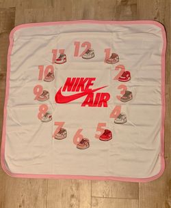 Nike air baby photo blanket