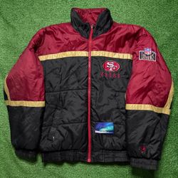 Vintage San Francisco 49ers Reversible Jacket Medium Preowned