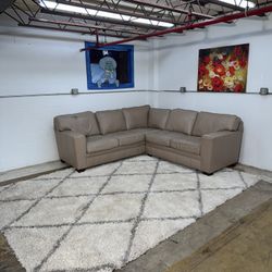 Leather Sectional Couch