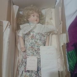 The "Ashley" doll by Helen Kish Fine Porcelain Doll