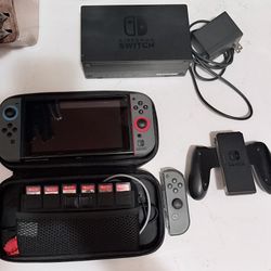 Nintendo Switch With Games And Ring Fit