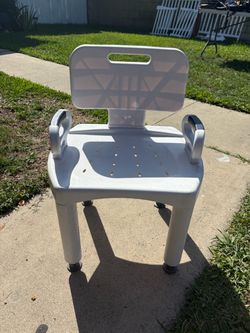 Shower Chair with Back and Armrests