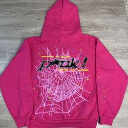 Pink Sp5nder Hoodie 