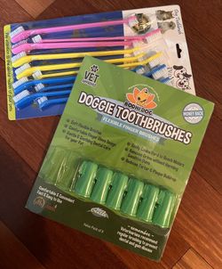 Doggy Toothbrushes - 2 Pack
