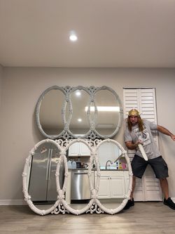 Two triple ring, 3 ring mirrors!! Read description! CAN DELIVER!!