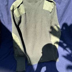 DSCP Valor Collection US Military Service Sweater 40 Wool Army Green