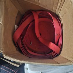 Red 35 ft long roof conveyor belt only