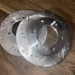 2005 Dodge Grand Caravan Front Passenger And Driver Side Rotors 