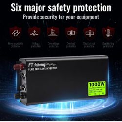 1000watt Pure Sine Wave Inverter 