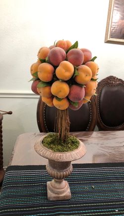 Peach flower pot. Offers are welcome