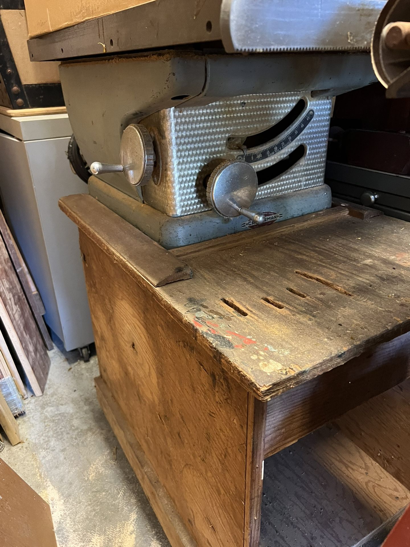 Craftsman Table Saw W/Huge Electric Motor