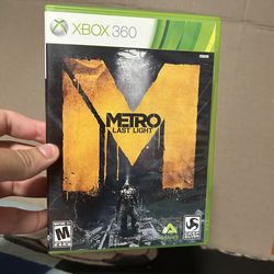 Metro Last Light Xbox 360 (CIB)