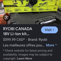 Brand New Ryobi Tools