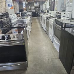 Nice Affordable Certified Gently Used Store Full Of Refrigerator Washer Dryer Stove Stackable Samsung LG Whirlpool GE Maytag Bosh Electrolux Bosh 