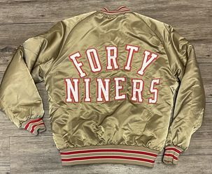 VINTAGE 49ERS SATIN JACKET 1980's - STAHL-URBAN - Men's XL - RARE