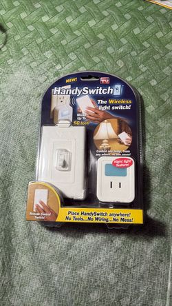 Light switch with remote control- Handy switch/ wireless light switch “as seen on TV” with remote control
