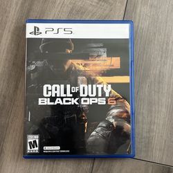 Ps5 game COD Black ops 6