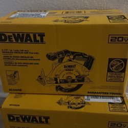 Dewalt Saws it has hooks for holding on trusses better than the little ones